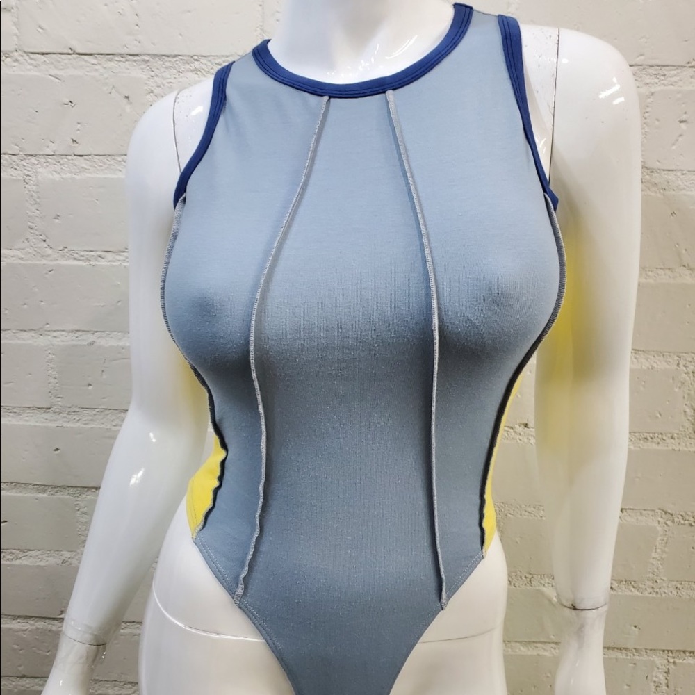 A3 Design Exposed Seam Tank Bodysuit